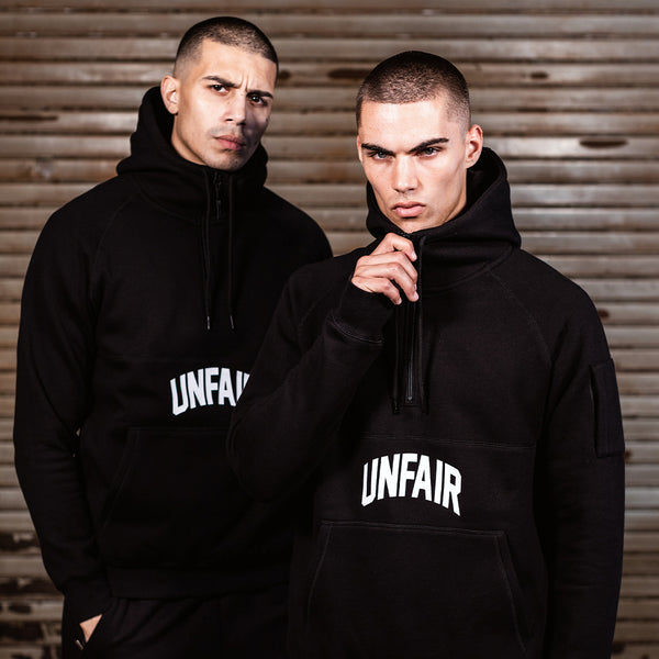 UNFAIR ATHLETICS Hoodie "Ninja Zipper" | Black