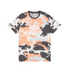 ALPHA INDUSTRIES Basic T-Shirt | Orange Grey Camo