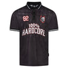 100% HARDCORE Soccer T-Shirt "92" | Black