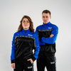 100% HARDCORE Trainingsjacke „Essential“ | Black / Bright Cobalt