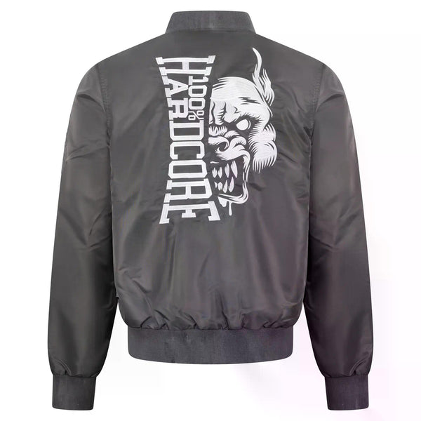 100% HARDCORE Bomberjacke "Branded Rage" | Graphite