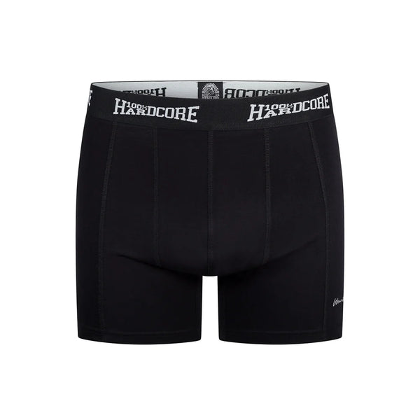 ❌ SALE ❌ 100% HARDCORE Boxershorts "Essential" | Black (Doppelpack)