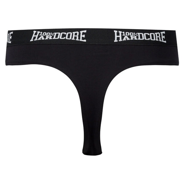 100% HARDCORE Damen Tanga | Black