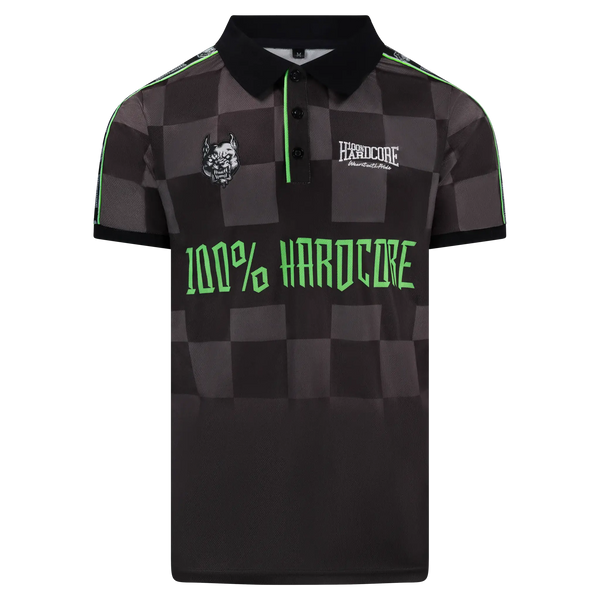 100% HARDCORE Soccer T-Shirt "Oldschool" | Black