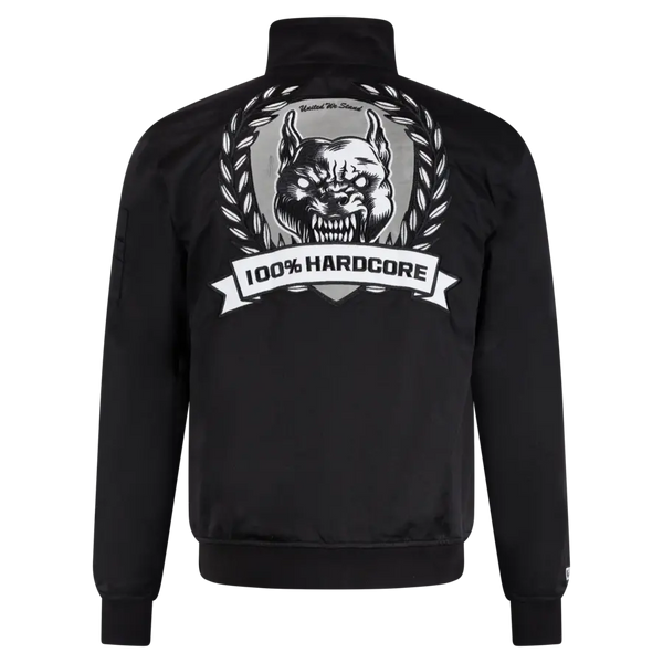 100% HARDCORE Harrington Jacke „Rage Embleem“ | Black