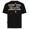 100% HARDCORE Oversized Herren T-Shirt "Hundred" | Black