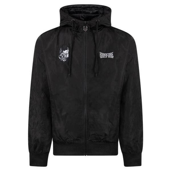 100% HARDCORE Herren Windbreaker "Worldwide" | Black