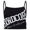 ❌ SALE ❌ 100% HARDCORE WMN Cropped Tanktop "Tilted" | Black