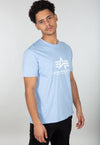 ALPHA INDUSTRIES Basic T-Shirt | Light Blue