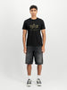 ALPHA INDUSTRIES Basic T-Shirt Effect Print | Black