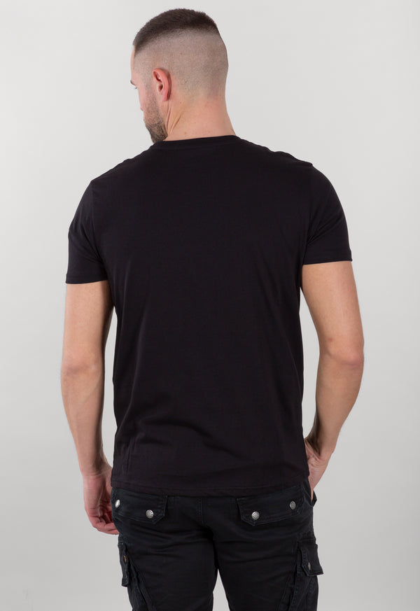 ALPHA INDUSTRIES Basic T |Black / Neon Yellow