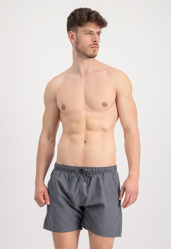 ❌ SALE ❌ ALPHA INDUSTRIES Badehose "Hydrochromic AOP Swimshort" | Greyblack