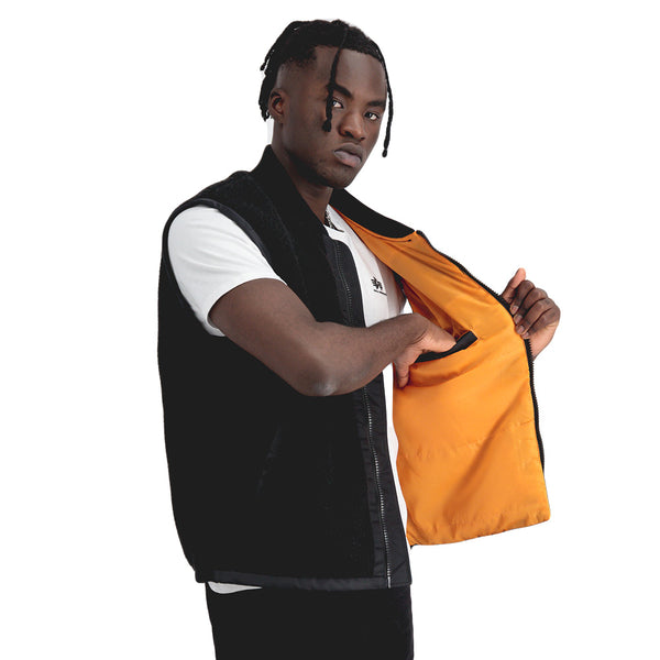 ❌ SALE ❌ ALPHA INDUSTRIES Teddy Vest | Black