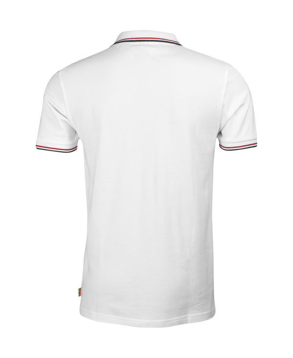 LONSDALE Polo Shirt "Lion" | White