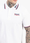 LONSDALE Polo Shirt "Lion" | White
