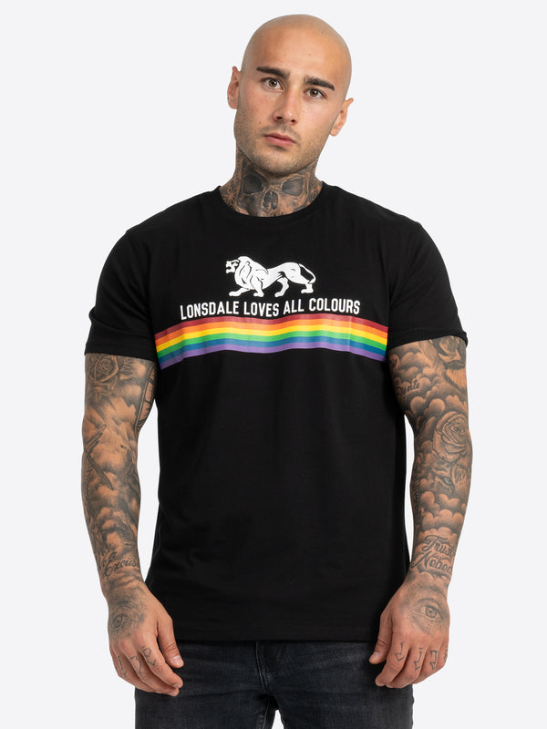 LONSDALE T-Shirt "Nelson" | Black