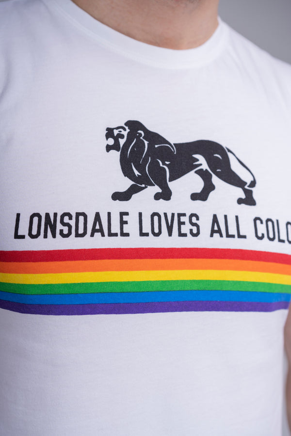 LONSDALE T-Shirt "Nelson" | White