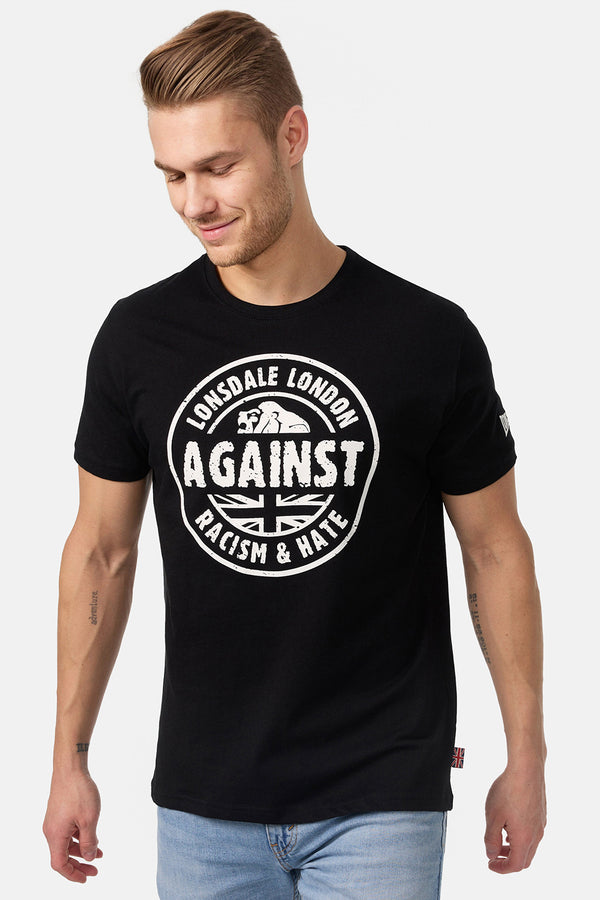 LONSDALE Herren T-Shirt "Against Racism" | Black