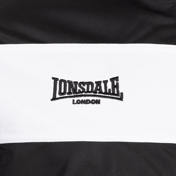 LONSDALE Trainingsjacke "Alnwick" | Black / White