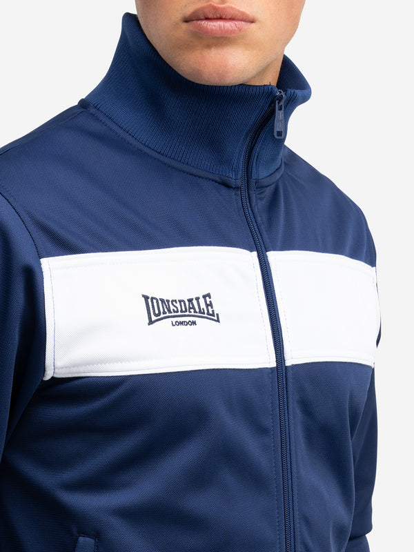 LONSDALE Trainingsjacke "Alnwick" | Navy / White
