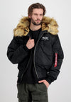ALPHA INDUSTRIES 45 P Hooded Custom | Black Reflektiv