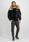 ALPHA INDUSTRIES 45 P Hooded Custom | Black Reflektiv