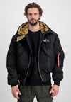 ALPHA INDUSTRIES 45 P Hooded Custom | Black Reflektiv