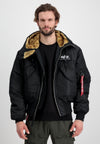 ALPHA INDUSTRIES 45 P Hooded Custom | Black Reflektiv