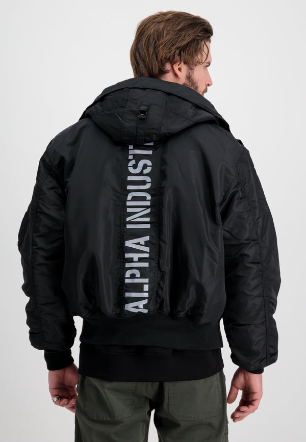 ALPHA INDUSTRIES 45 P Hooded Custom | Black Reflektiv
