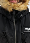 ALPHA INDUSTRIES 45 P Hooded Custom | Black Reflektiv