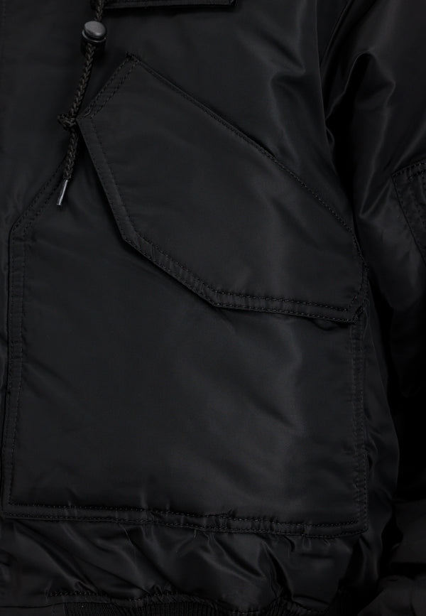 ALPHA INDUSTRIES 45 P Hooded Custom | Black Reflektiv