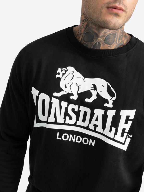 LONSDALE Sweatshirt "Go Sport" | Black