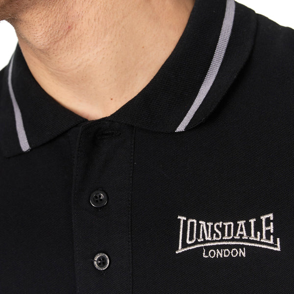 LONSDALE Poloshirt "Causton" | Black