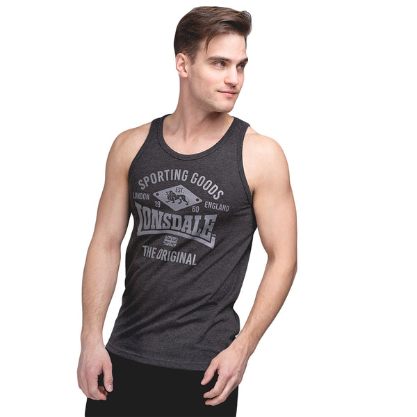 LONSDALE Tanktop "Pilton" | Marl Anthracite