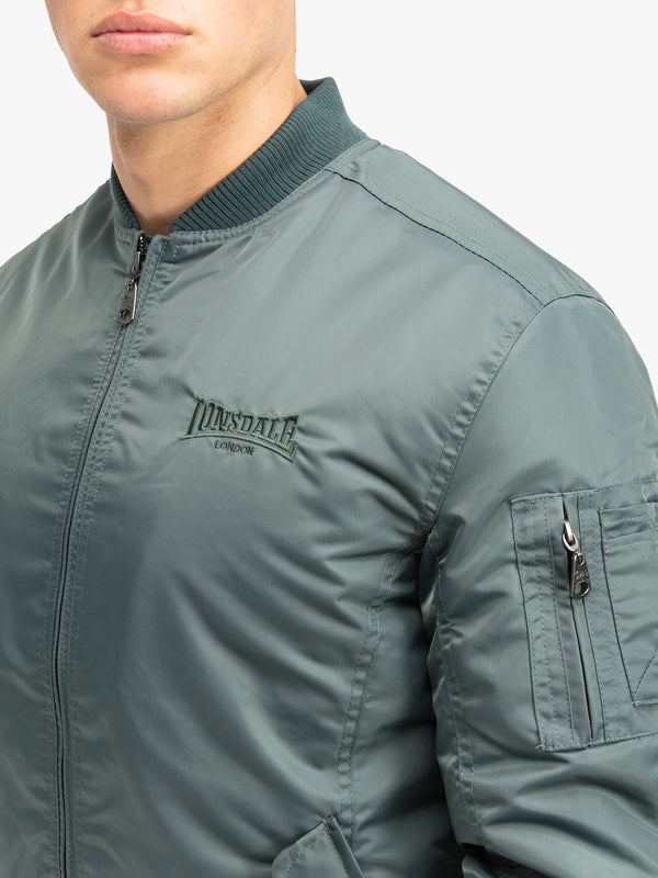 LONSDALE Herren Bomberjacke "Poolstock" | Olive