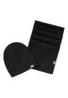 LONSDALE Set "Leafield" - Schal & Mütze | Black