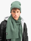 LONSDALE Schal & Mütze Set "Leafield" | Olive