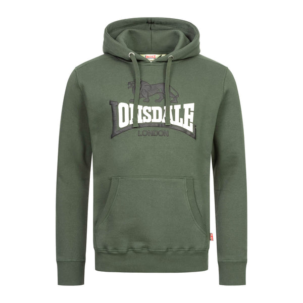 LONSDALE Kapuzenpullover "Thurning" | Olive