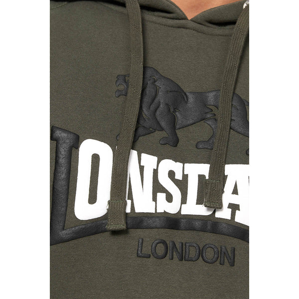 LONSDALE Kapuzenpullover "Thurning" | Olive
