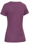 LONSDALE Ladies T-Shirt "Cartmel" | Aubergine | Lila