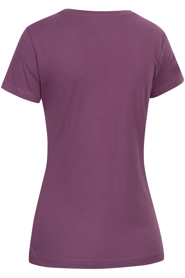 LONSDALE Ladies T-Shirt "Cartmel" | Aubergine | Lila