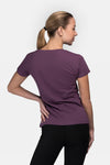 LONSDALE Ladies T-Shirt "Cartmel" | Aubergine | Lila