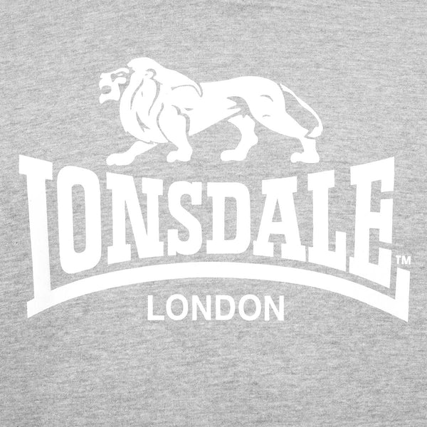 LONSDALE Hoodie "Fremington" | Marl Grey