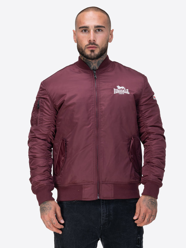 LONSDALE Herren Jacke "Tern Hill" | Oxblood