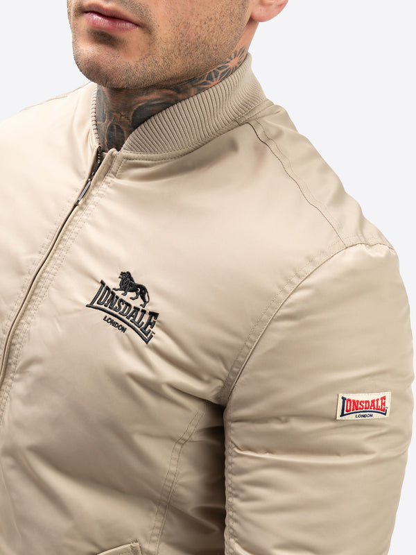 LONSDALE Herren Jacke "Tern Hill" | Sand