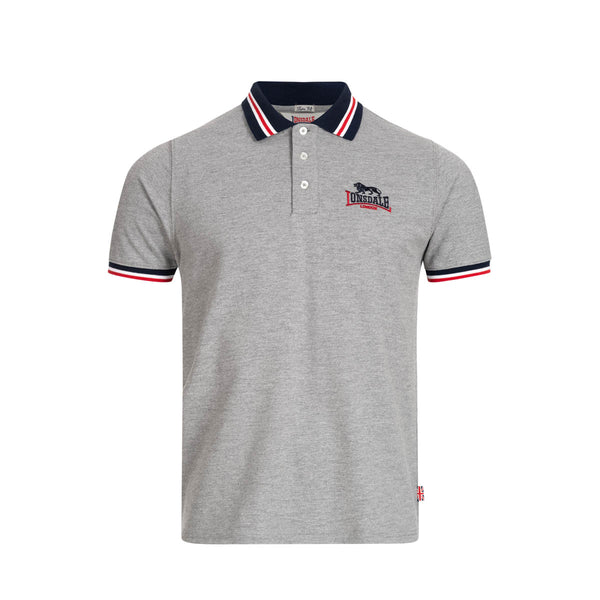 LONSDALE Poloshirt "Occumster" | Marl Grey