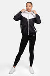 LONSDALE Ladies Windjacke "Skerray" | Black / White