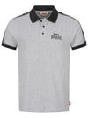 LONSDALE Herren Poloshirt "Setter" | Marl Grey