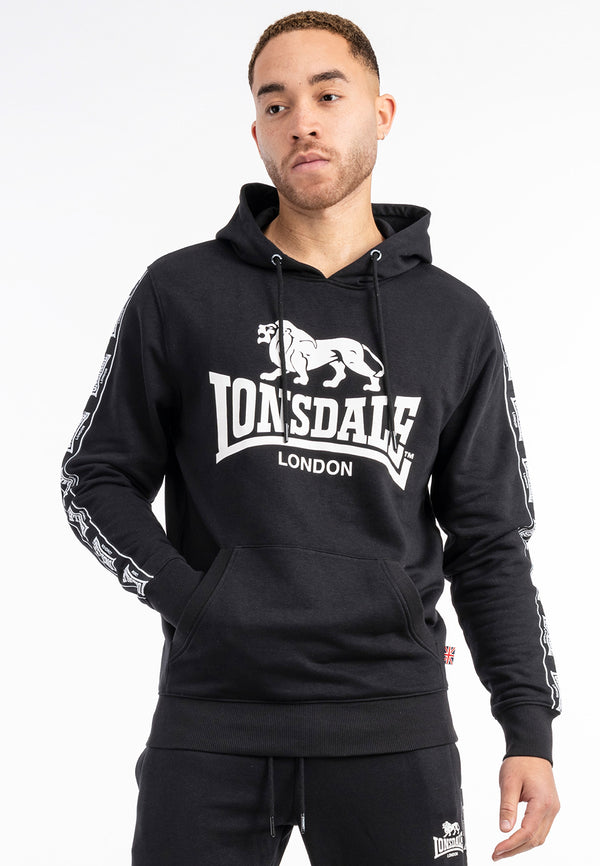 LONSDALE Hoodie „Scousburgh“ | Black