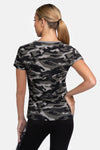 ❌ SALE ❌ LONSDALE Ladies T-Shirt "Settiscarth" | Camo Grey |